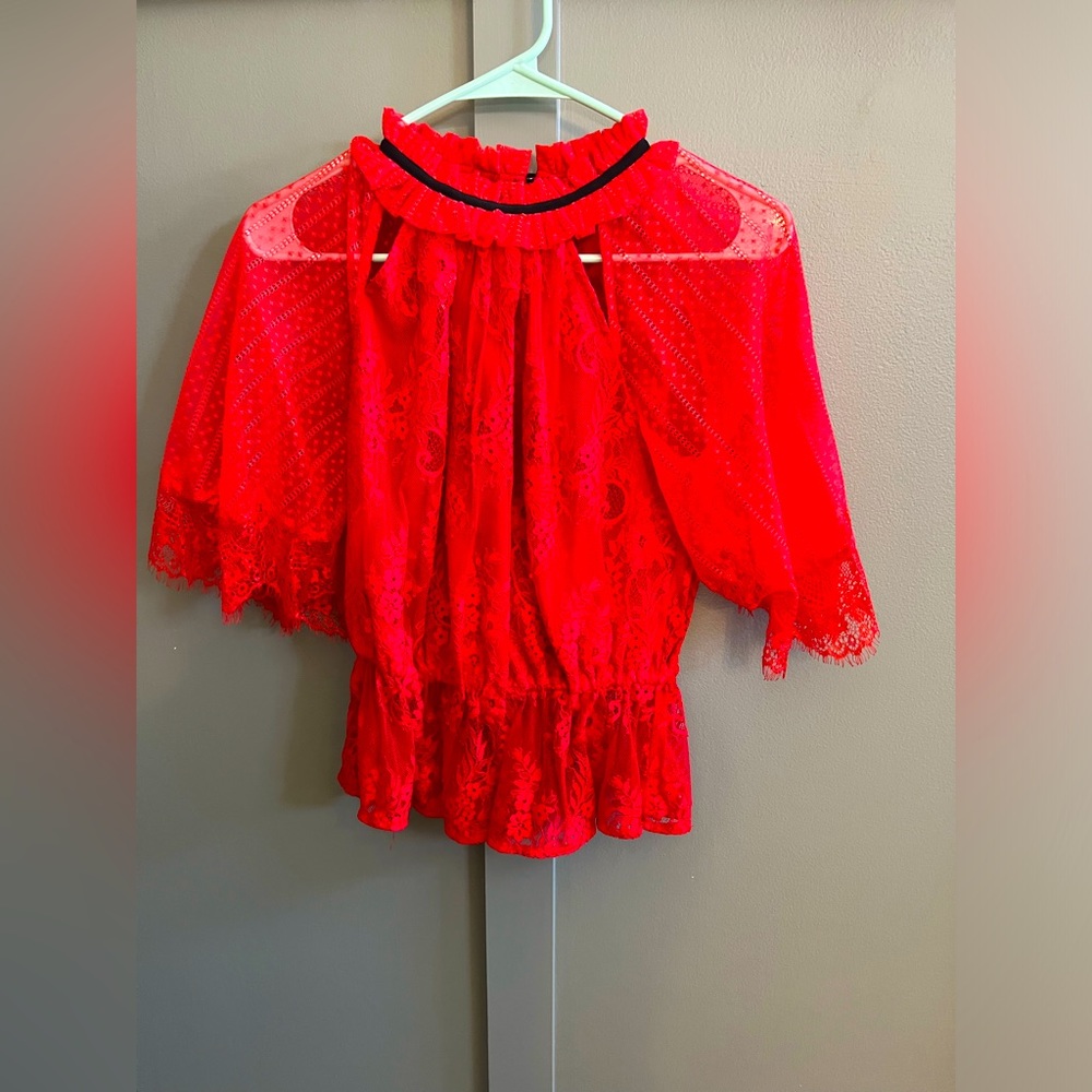 Three Floor XS top. All sheer back